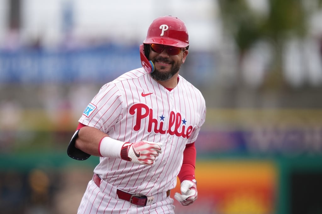 MLB(影)／巨砲史瓦伯春訓首打席就開轟！敲出飛出球場外大號全壘打