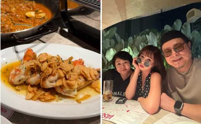 為了讓父母體驗年輕人玩樂氣氛,原本不幫安排行程的斐棋特別預約了餐酒館晚餐行程。(圖/斐棋提供)