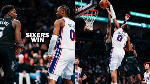 NBA(影)／忙半天掉球還反遭顏扣！馬克西單臂暴力戰斧「一扣二」蟻人慘當海報