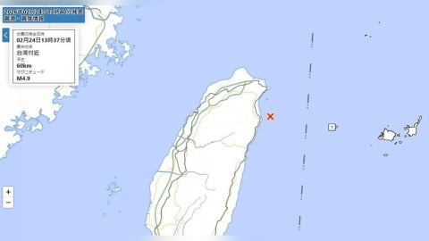 宜蘭近海規模5.6地震「日本也有感」！沖繩與那國島觀測到搖晃