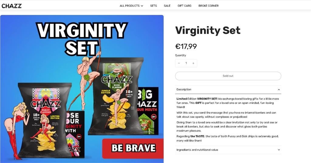 香菜、皮蛋全輸慘了！立陶宛竟有「下體洋芋片」口味還分男女版網崩潰