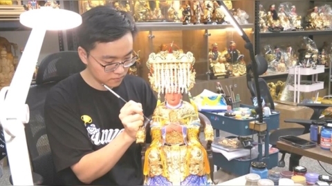 金價飆!佛要金裝金箔不能省 神像金箔成本價差十倍