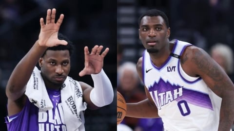 NBA(影)/慘!爵士交易「前灰熊雙星」通通報銷 威廉斯被推飛反折膝蓋診斷出爐