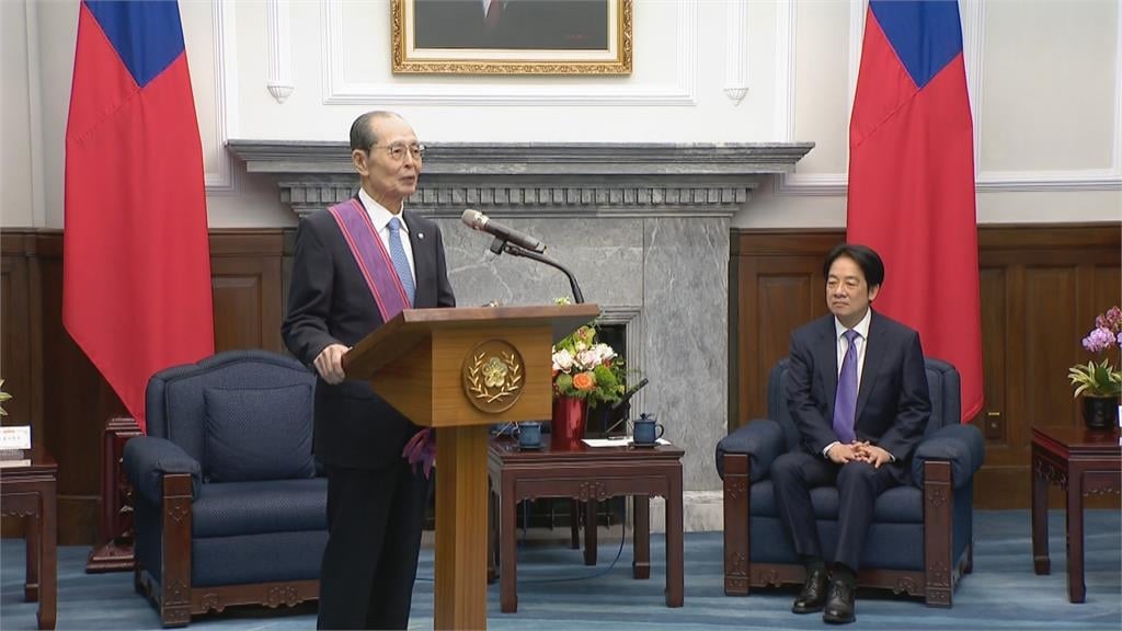 快新聞/一甲子野球魂圓夢總統府!「永遠的OH桑」王貞治獲頒一等景星勳章