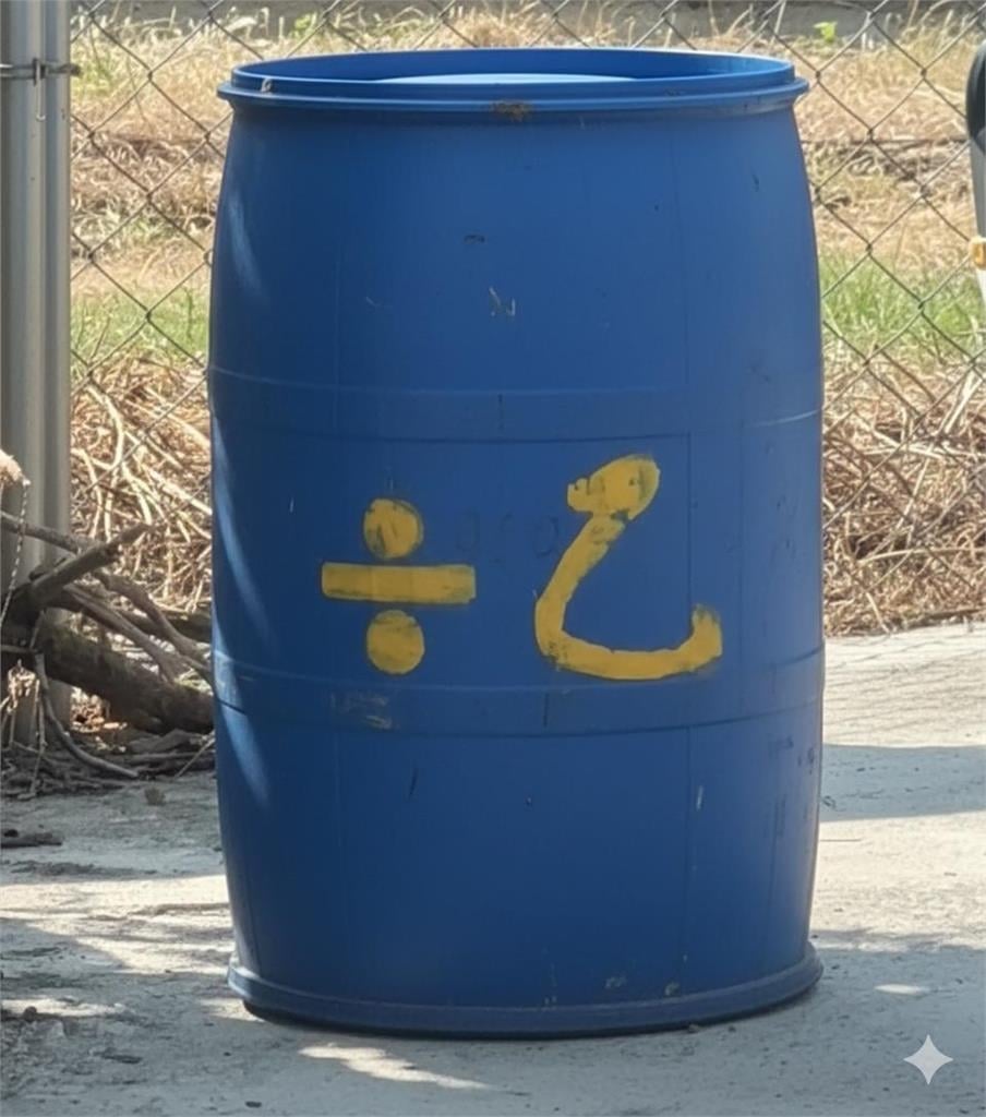 藍色塑膠桶驚見「÷乙」2字！諧音真相曝光…94萬網讚天才：是阿嬤口音