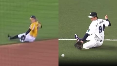 經典賽／六星級滑接再現！江坤宇復刻「年度美技獎」守備動作　網笑：根本阿坤日常