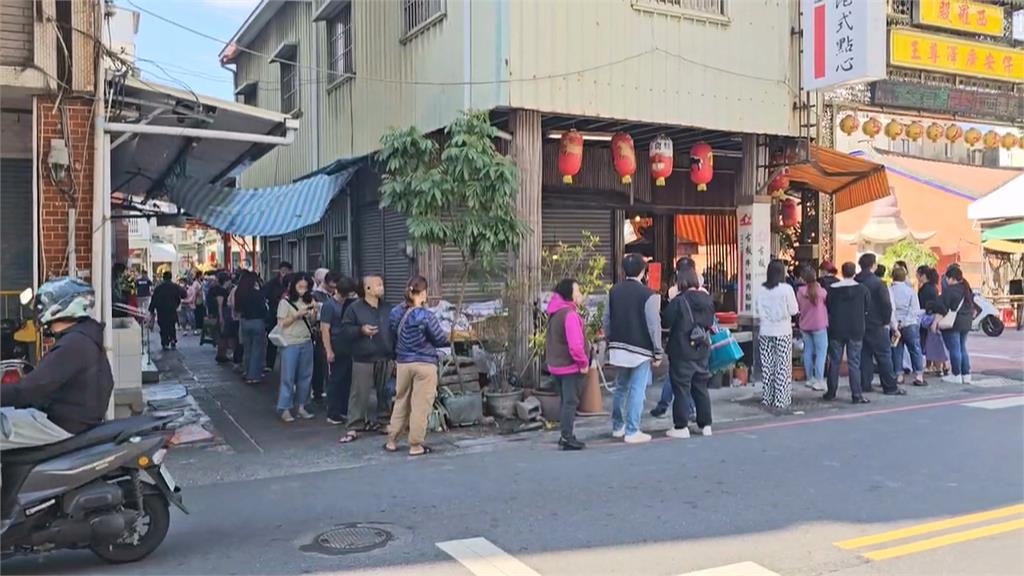 台南老字號點心店開賣元宵 「限量限購」湧排隊人潮