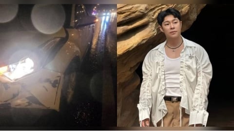 《星光大道》男星國道打滑3圈撞護欄　胸部挫傷急送醫