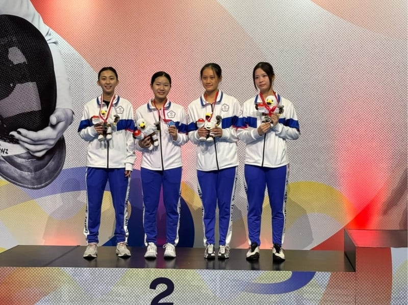 擊劍／台灣小將好棒！雅加達亞青賽傳捷報！男子銳劍團體奪金、女子鈍劍團體摘銀