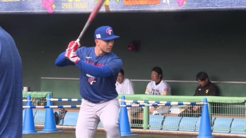 經典賽(影)／台灣隊熱身賽終於順利開打！「費仔」首度排入先發打線