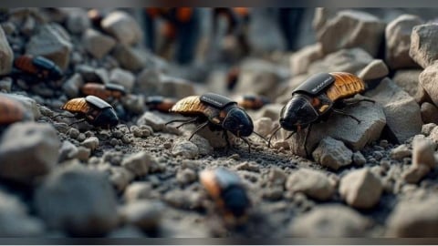 小強變身偵查兵！　德國改造「間諜蟑螂」可遠端操控蒐集情報