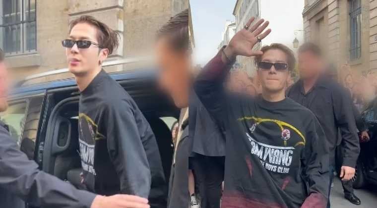 王嘉爾去年曾疑似將電子菸吐在保鑣臉上。(圖/翻攝自guillaume_bsre IG)