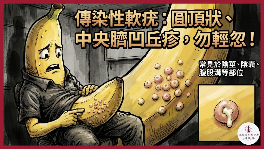 男性生殖器出現「無痛小泡」？解析傳染性軟疣診斷、治療與預防關鍵