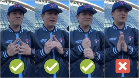 經典賽(影)／科學盡頭是玄學？結印哥東蛋「做法教學」　壘上有人別比這「地雷手勢」