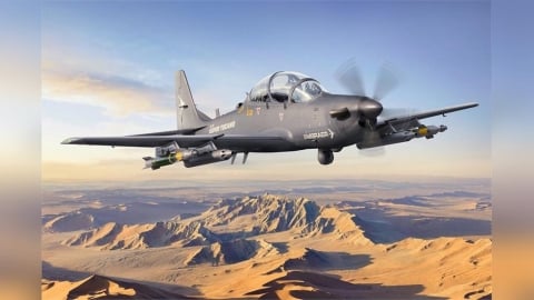 【有片】AI技術加持　A-29「超級大嘴鳥」攻擊機反無人機能力再進化