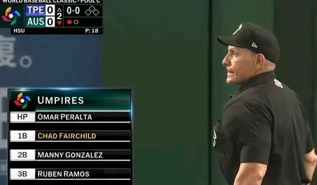 經典賽(影)／「變形蟲好球帶」引爆爭議！台灣對澳戰主審判決遭全球棒球迷質疑