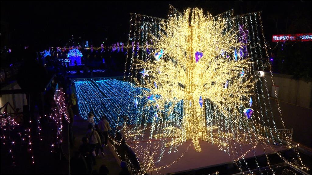 中港大排光雕展規劃4大燈區　7公尺高發光「星耀之樹」吸民眾打卡