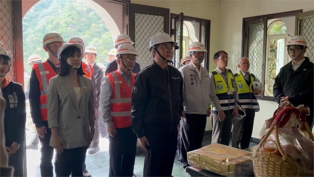 卓榮泰視查中橫、太魯閣　長春祠仍需28個月復原稱「值得等待」