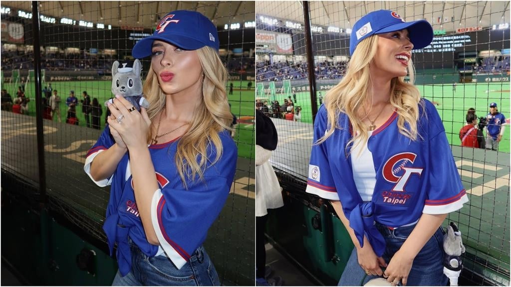 費仔辣妻「穿CT藍球衣猛上縮」SSR身材開外掛！網看驚：根本穿出MLB的質感