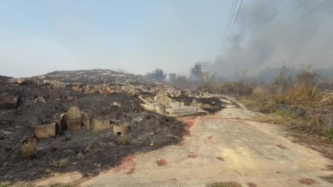 這邊起火那邊又燒 客家掃墓季頻傳山林火警一天近50起