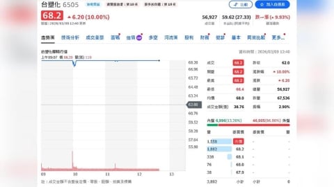 油價高檔撐石化！投顧看好台化、台塑化 AI需求帶旺貿聯-KY