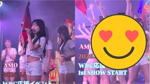 最頂啦啦隊…東京整排舞孃「應援台灣尚勇」彎腰火力展示！網看驚：以為在東區