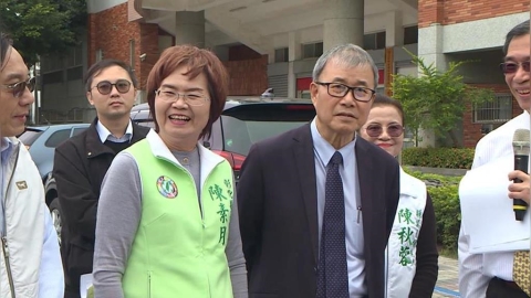 藍彰縣長人選難喬! 陳素月"鴨子划水" 邀教育部長訪校園