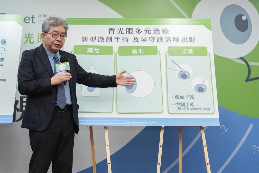 青光眼年輕化！「新型微創導管濾泡手術」安全性高
