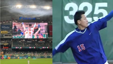 經典賽／這隊消失14年！「中職王牌球衣」登太空人主場大螢幕　網笑：怎麼沒贊助補丁