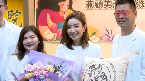 正能量！許維恩現身長庚記者會　分享乳癌手術過程