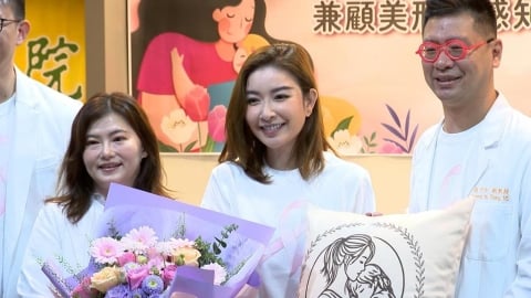 正能量!許維恩現身長庚記者會 分享乳癌手術過程