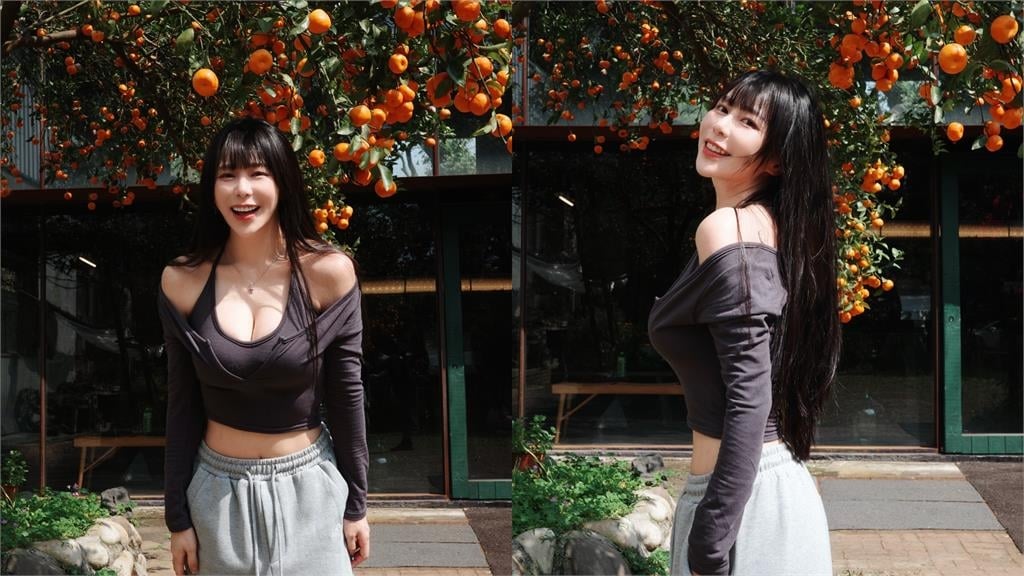 梓梓辣穿U領「深溝炸出雪球」！上帝視角「6秒晃片」曝光…1.3萬人嗨喊：太犯規