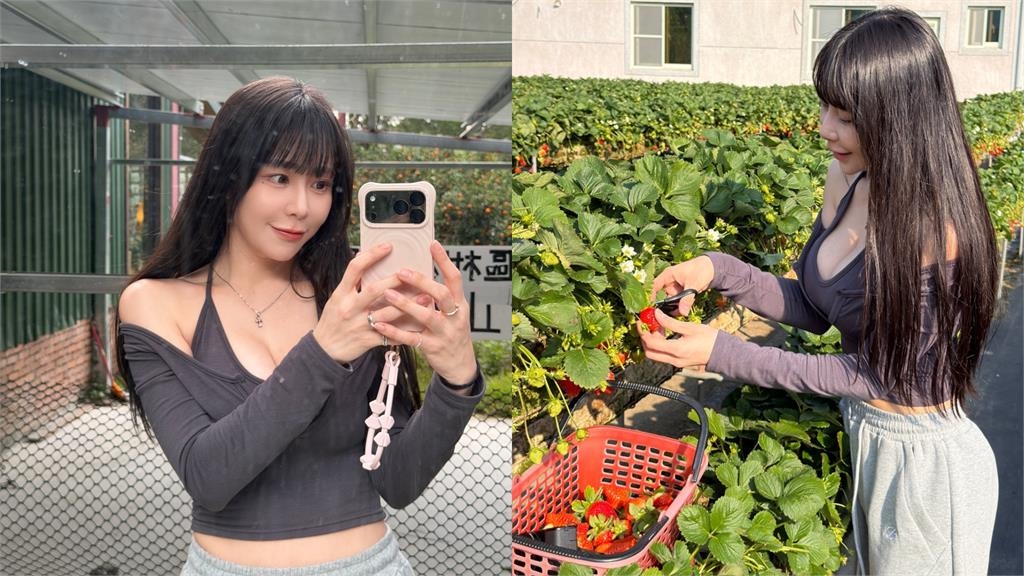 梓梓辣穿U領「深溝炸出雪球」！上帝視角「6秒晃片」曝光…1.3萬人嗨喊：太犯規