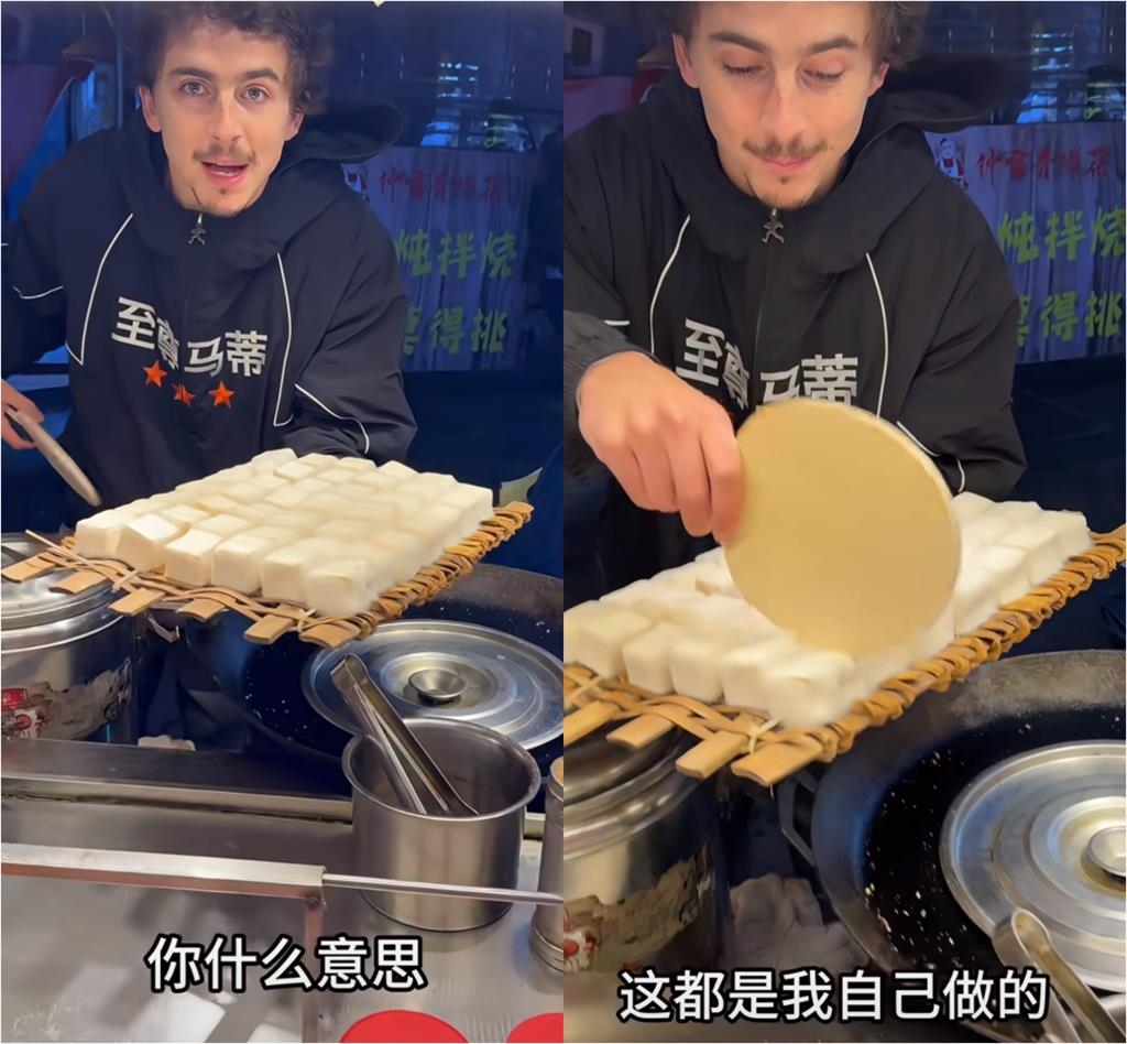 好萊塢男星突現身中國「賣霉豆腐」！還爆粗口嗆客人「你什麼意思」畫面全被拍