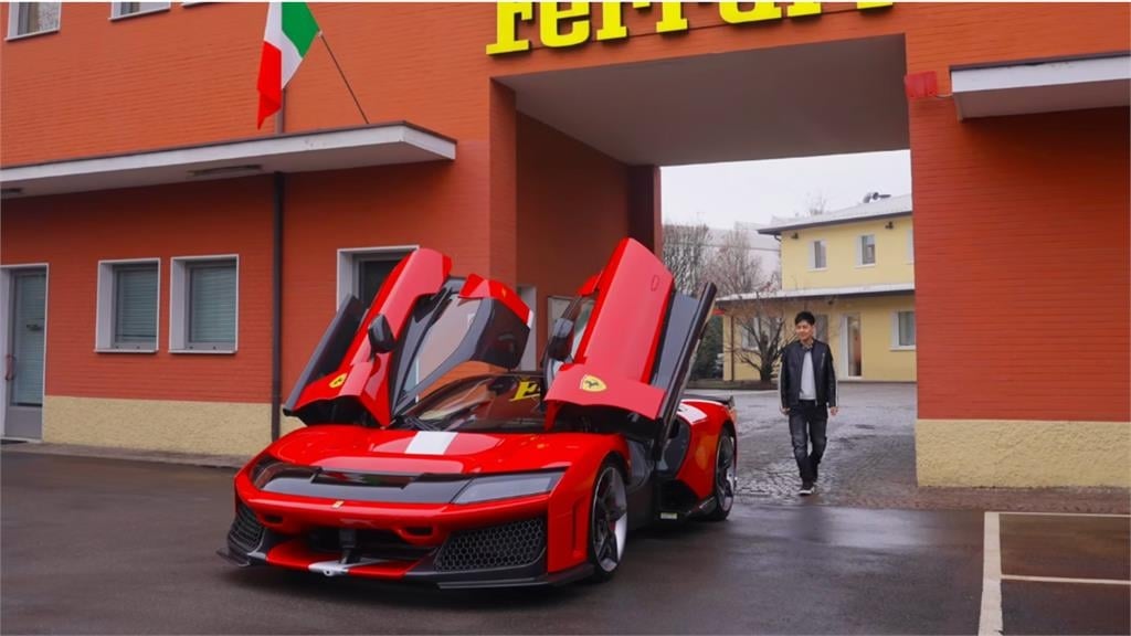 林志穎豪砸2億購入「新世代馬王」！衝法拉利總部「交車F80」全台第1人