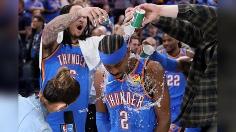 NBA(影)／SGA名留青史！打破聯盟63年上古神獸紀錄還率雷霆獲勝