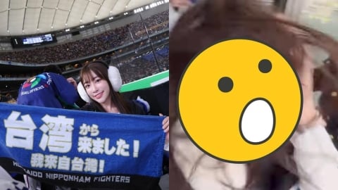 啦啦隊女神東蛋「遇神秘怪風」畫面流出！強度太狂「零件吹飛」超狼狽