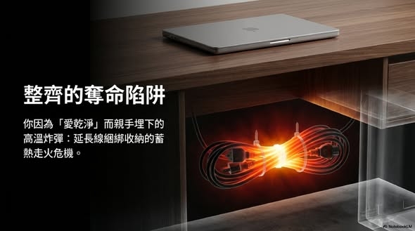 延長線「這樣收」恐導致火災!消防員示警「能輕易突破100度」曝保命3原則