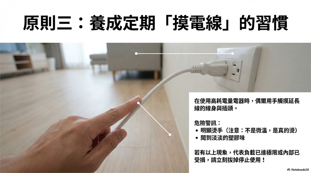延長線「這樣收」恐導致火災!消防員示警「能輕易突破100度」曝保命3原則