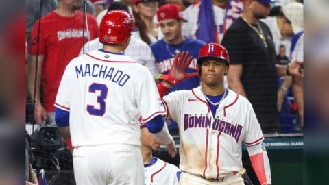 經典賽(影)/多明尼加超狂打線震撼教育!「再見扣倒」三分砲10:0擊退韓國闖4強