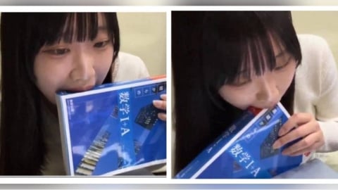 一含就變天價!櫻花妹賣二手書 她拍「含書照」竟賣到7千