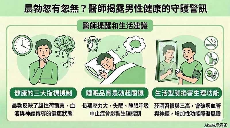 男性晨勃忽有忽無正常嗎?醫揭3大關鍵機制 超過3個月沒感覺要注意