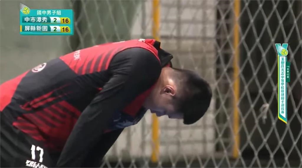 排球(影)／玉山莒光盃排球國男組激戰！屏縣新園國中鏖戰5局勝中市潭秀國中晉決賽