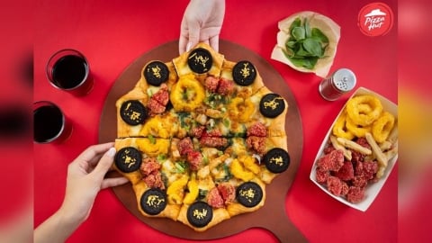 必勝客邪教口味復刻！與OREO合作出鹹酥雞披薩　限時限量開賣