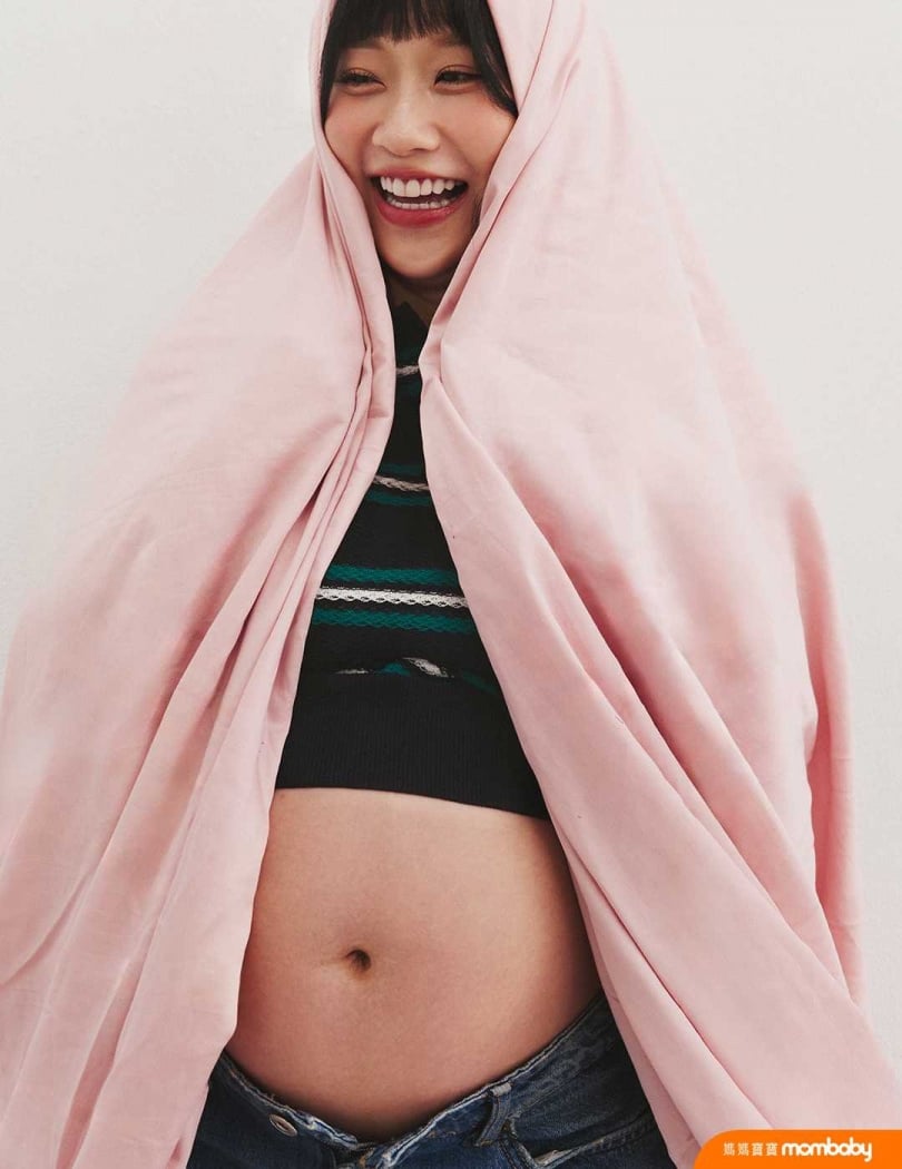 焦凡凡因為有婁峻碩這樣的神隊友老公，懷孕期間心情都很不錯。（圖／媽媽寶寶雜誌雙月刊提供）