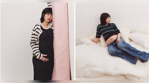 焦凡凡挺7月孕肚不怕產後憂鬱　7歲就已對「當媽媽」駕輕就熟