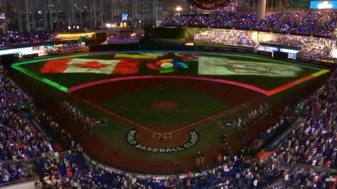 經典賽(影)／睡過頭的現在趕快來看！台灣隊會旗飄揚冠軍戰「339秒開場投影大秀」