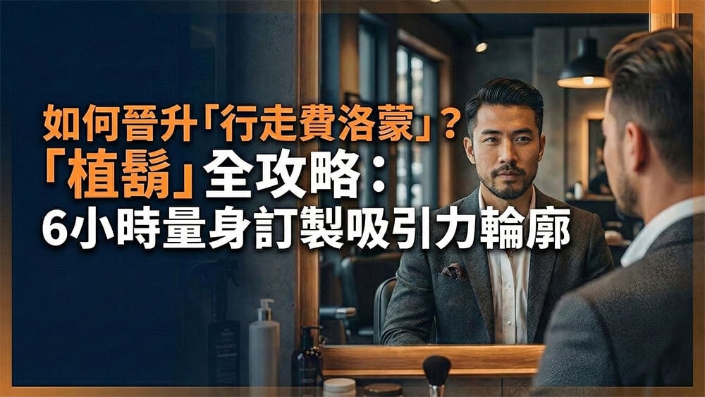 鬍型塑造如何評估？醫師解析植鬍療程與常見問題