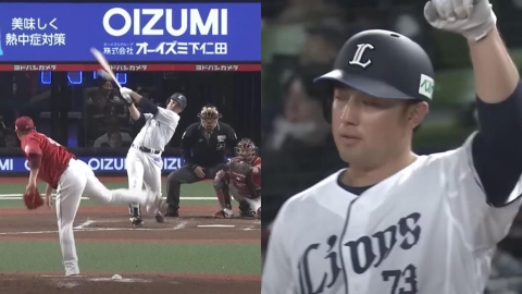 日職(影)/林家正火腿初登場來了!「台灣內戰」西武林安可從樂天宋家豪手中敲安