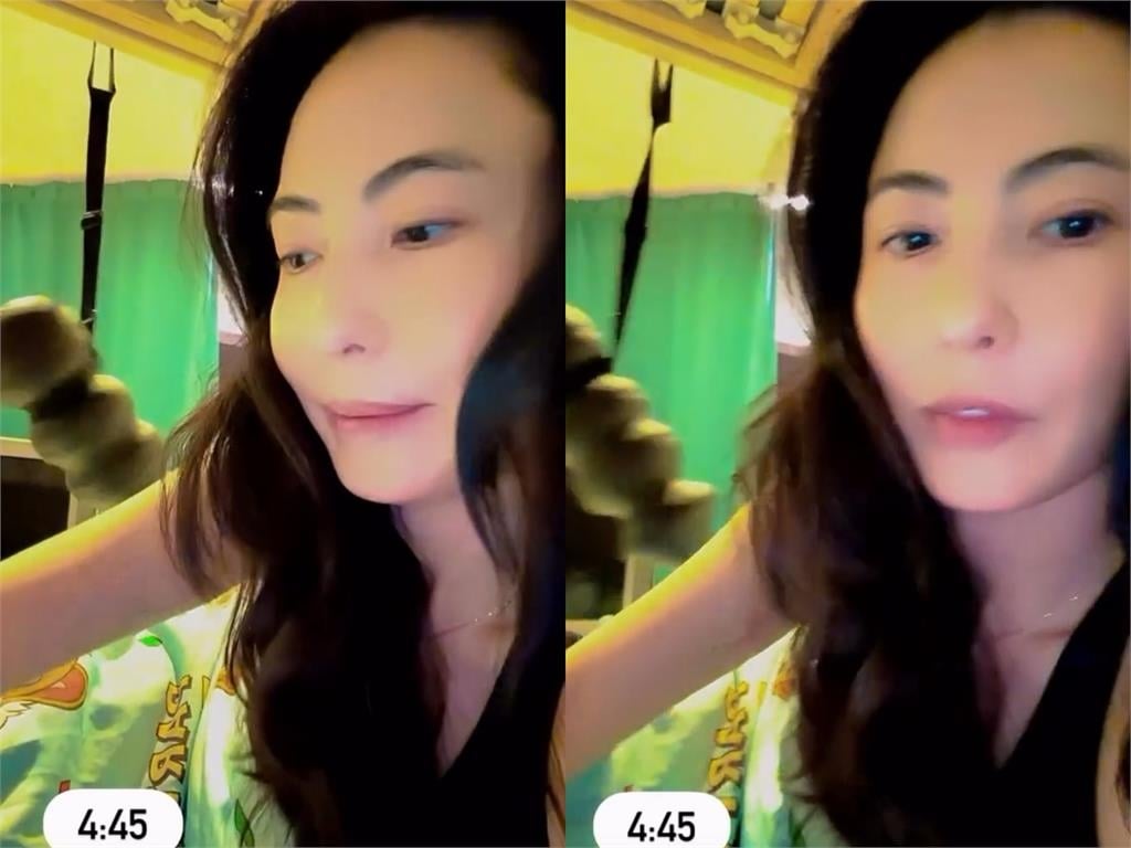 張柏芝深夜突上傳「躺床片」！「後方按摩滾筒」遭歪樓　網驚回：本人帳號嗎？